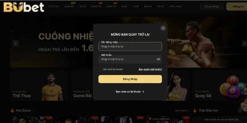 Hướng dẫn đăng nhập BuBet đơn giản dành cho tân thủ. 