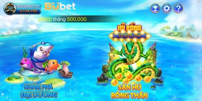 Trải nghiệm bắn cá ăn tiền thật tại BuBet cực đã.